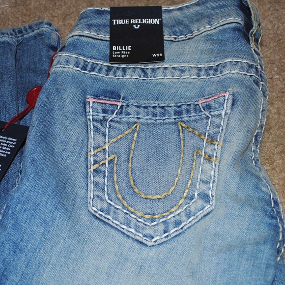 True Religion Denim - True Religion Billie Low Rise Straight Leg Jeans